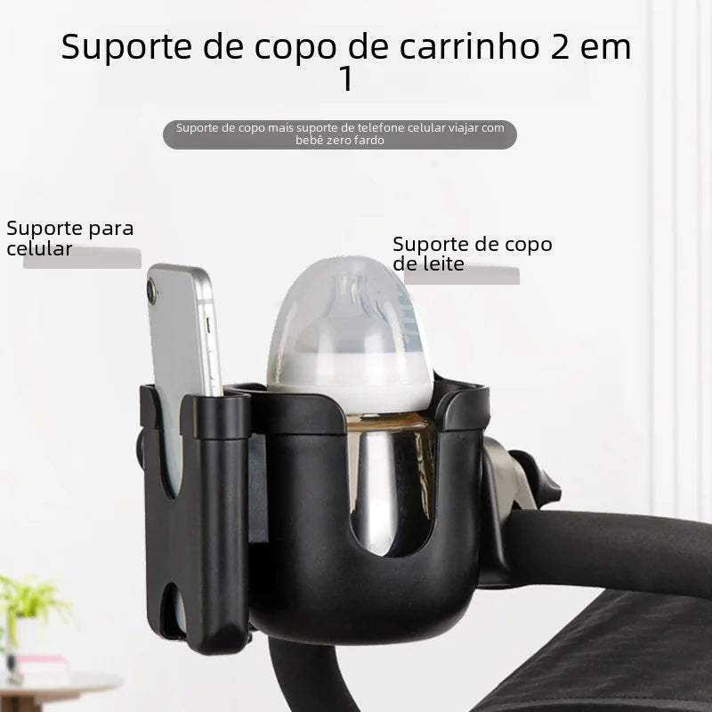 Portavasos y Soporte para Teléfono de Cochecito
