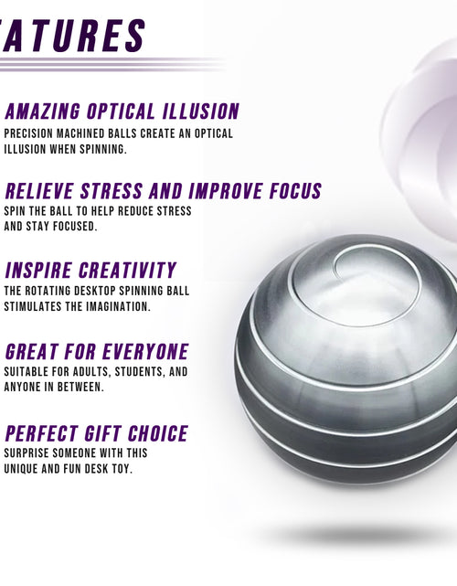 Charger l'image dans la visionneuse de galerie, Rotating Desktop Spinning Ball
