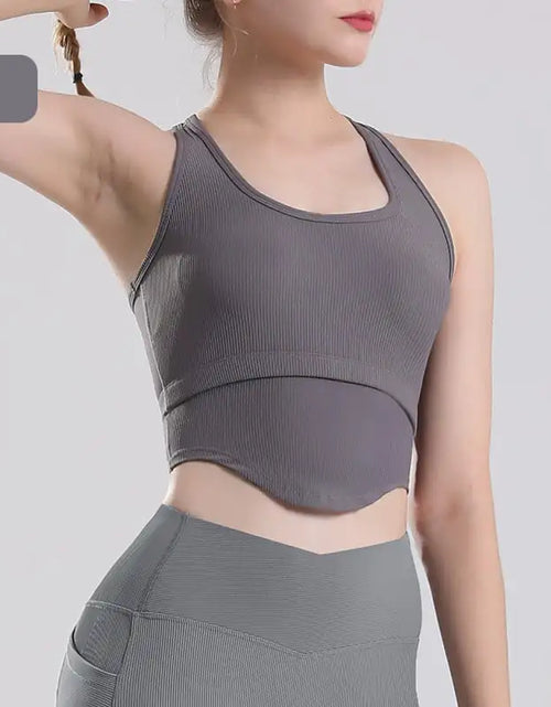 Load image into Gallery viewer, Cushioned Running Bra for Shock Absorption
