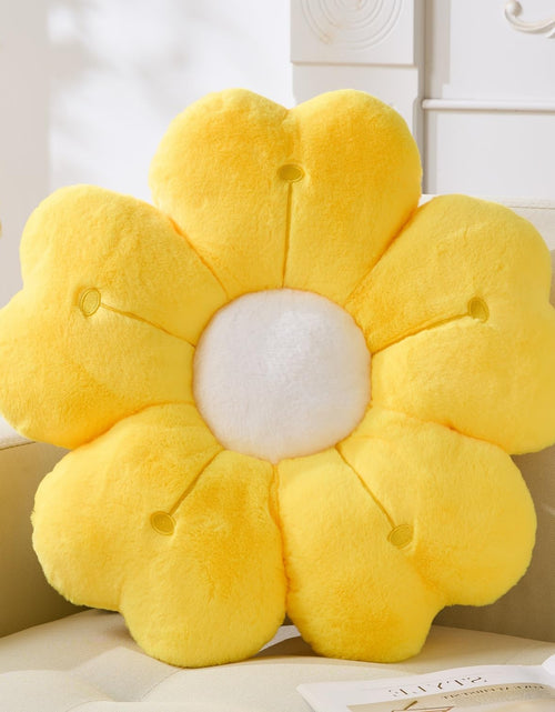 Load image into Gallery viewer, Vdoioe Flower Pillow Flower Throw Pillow Cute Daisy Pillow Flower Shaped Decorative Pillows Cushion 15.6 Yellow Flower Plush Throw Pillow Floor Pillows for Home Bedroom Sofa Chair Couch Decor

