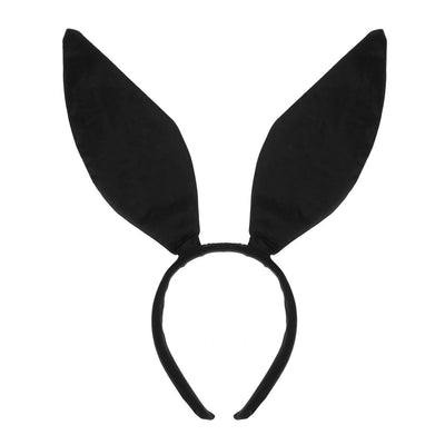 LKQBBSZ Black Bunny Ears Cosplay for Easter Cute Bunny Rabbit Ears Halloween Costume Halloween Party Accessories for Adult