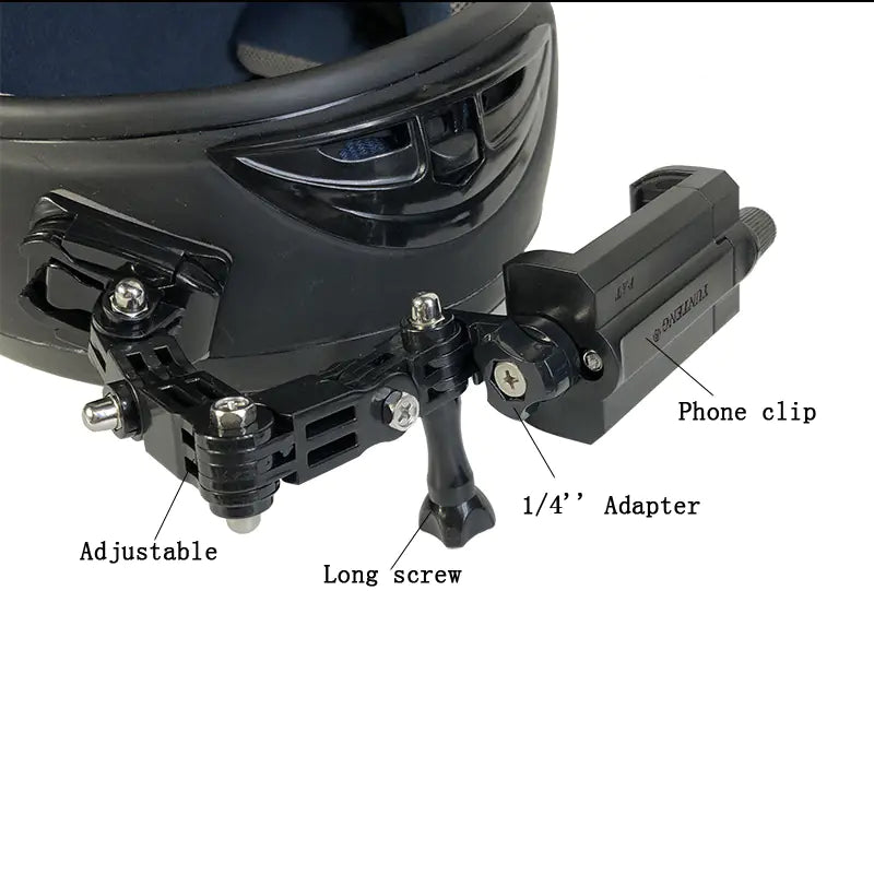 Soporte universal para teléfono para la mentonera del casco de motocicleta