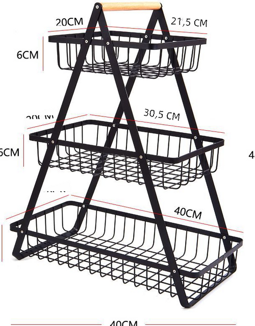 Load image into Gallery viewer, Nordic Iron Fruit Basket
