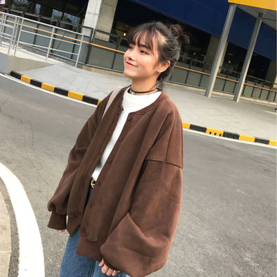Lantern Sleeve Cardigan Jacket