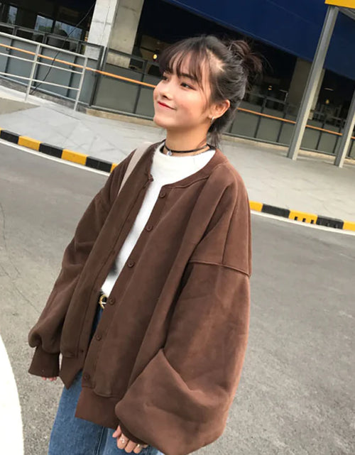 Load image into Gallery viewer, Lantern Sleeve Cardigan Jacket
