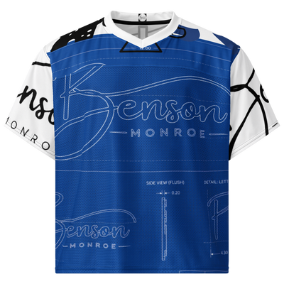All-Over Print Boxy Football Jersey