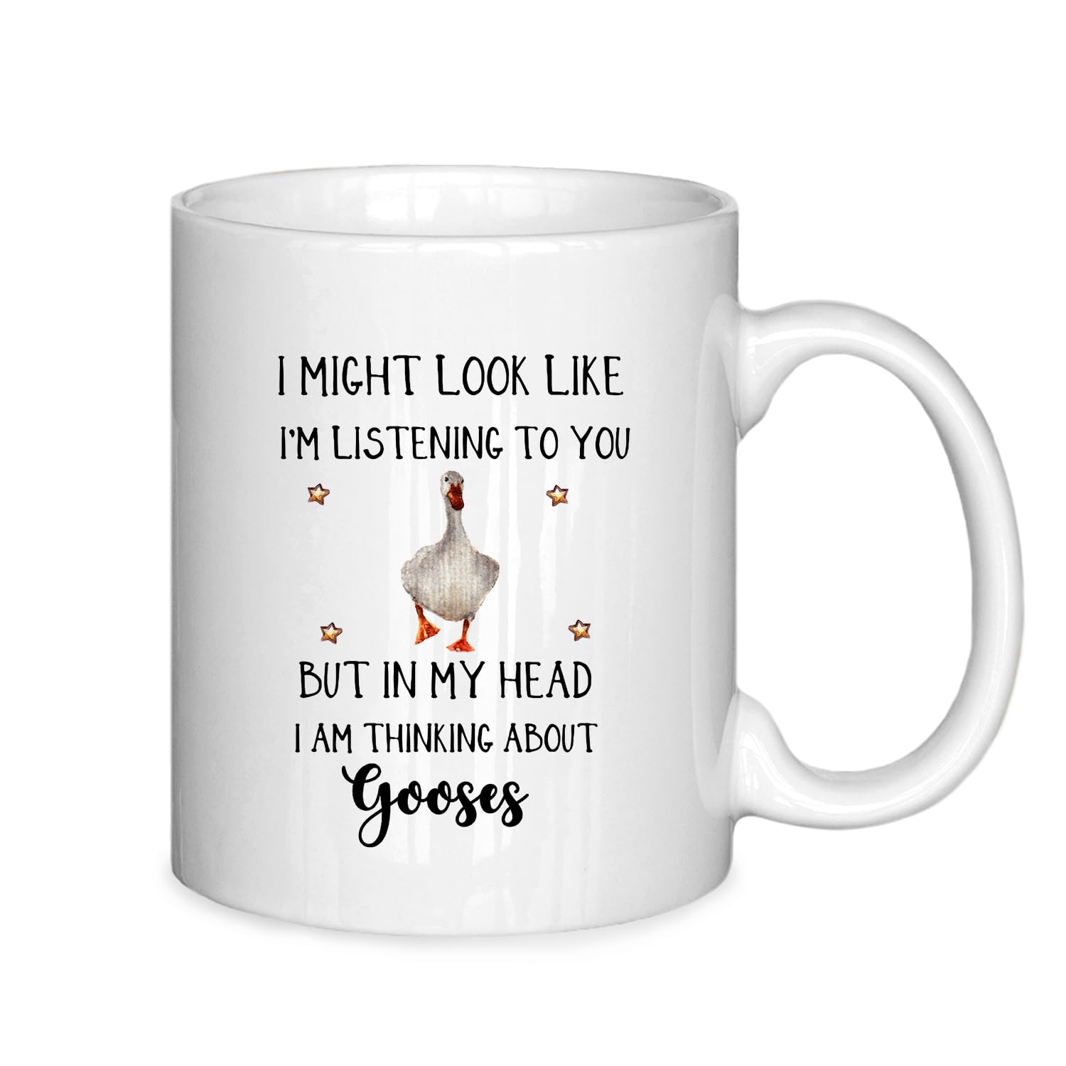 Tazas de Ganso ignytiger Taza de Café Divertida de Ganso Regalos de Ganso Regalos de Ganso para Amantes de los Gansos Regalos Divertidos de Gansos Taza de Café de Cerámica de Ganso Animal de Granja de 11 oz