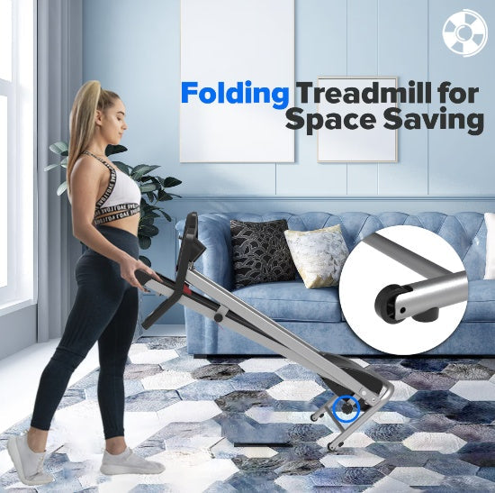 Tapis de course pliable motorisé