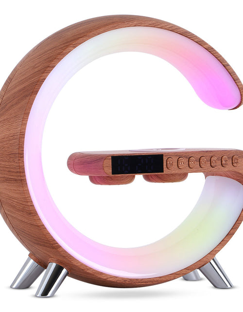 Charger l'image dans la visionneuse de galerie, New Intelligent G Shaped LED Lamp Bluetooth Speake Wireless Charger Atmosphere Lamp App Control For Bedroom Home Decor
