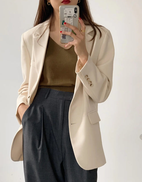 Load image into Gallery viewer, Casual Loose Fit Suit Jacket
