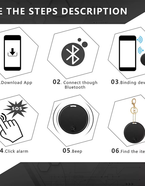 Load image into Gallery viewer, Bluetooth Mini GPS Tracking Air Key Tag Child Pet Finder Tracker Location Device
