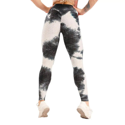 High Waist Tie-Dye Track Pants