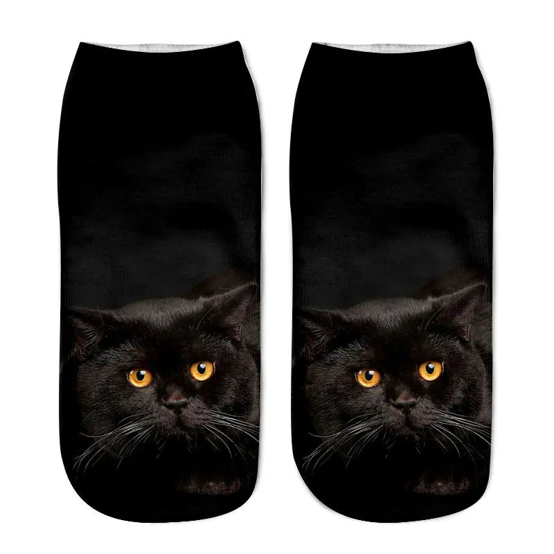 Cat Print Socks - Unique Design Socks