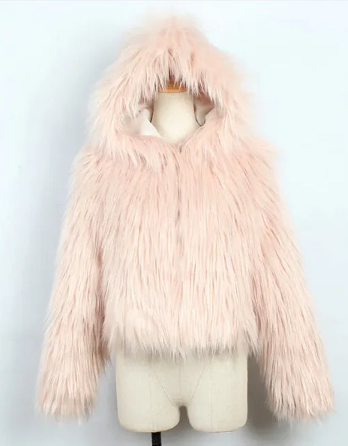 Load image into Gallery viewer, Wool &amp; Faux Fur Jacket
