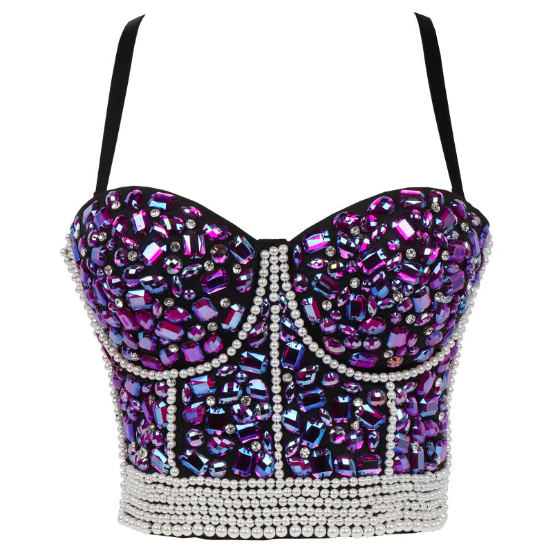 Handmade Diamond Bras and Corset Lingerie for Women