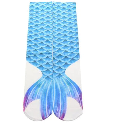 Chaussettes mi-mollet – motif Sirène