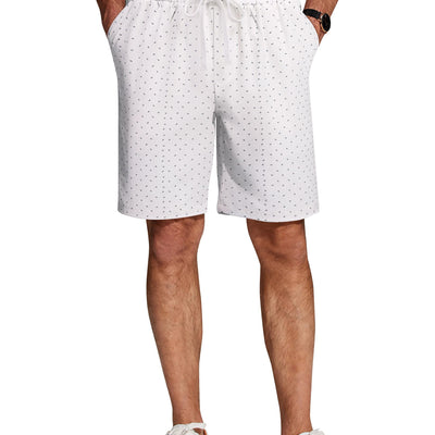 COOFANDY Mens Casual Drawstring Shorts Lightweight Elastic Waist Walking Shorts with Pockets