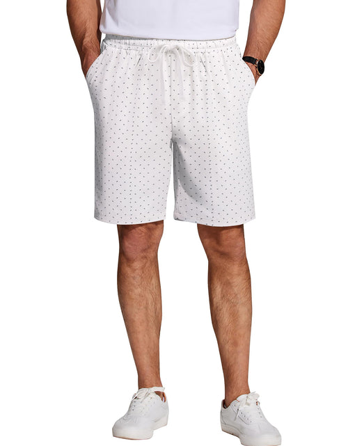 Load image into Gallery viewer, COOFANDY Mens Casual Drawstring Shorts Lightweight Elastic Waist Walking Shorts with Pockets
