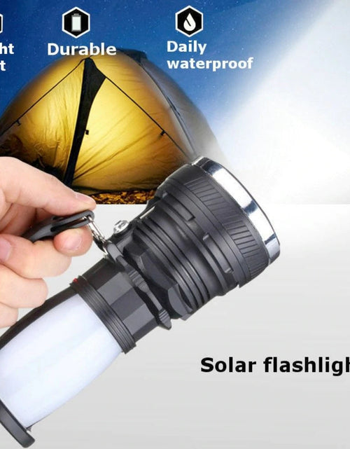 Load image into Gallery viewer, Solar-Powered 3-in-1 Camping Light &amp; Power Bank
