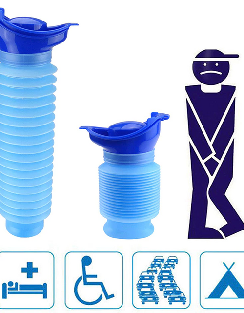 Load image into Gallery viewer, Male Female Portable Urinal Travel Camping Car Toilet Pee Bottle Emergency Kit
