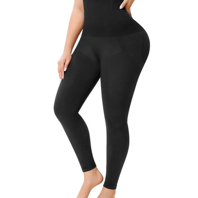 Nebility Tummy Control Shapewear for Women Butt Lifting Shapewear Thigh Slimmer High Waisted Body Shaper Girdles (BlackLarge)