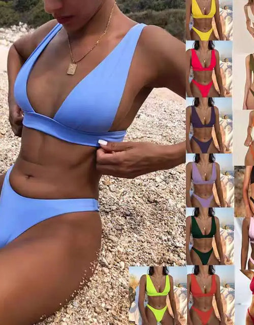 Load image into Gallery viewer, 2024 Women&#39;s Reversible Nylon Bikini Swimwear
