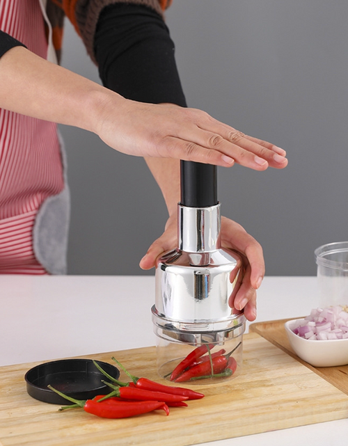 Load image into Gallery viewer, Vegetable Fruit Salad Onion Garlic Food Hand Chopper Cutter Slicer Peeler Dicer
