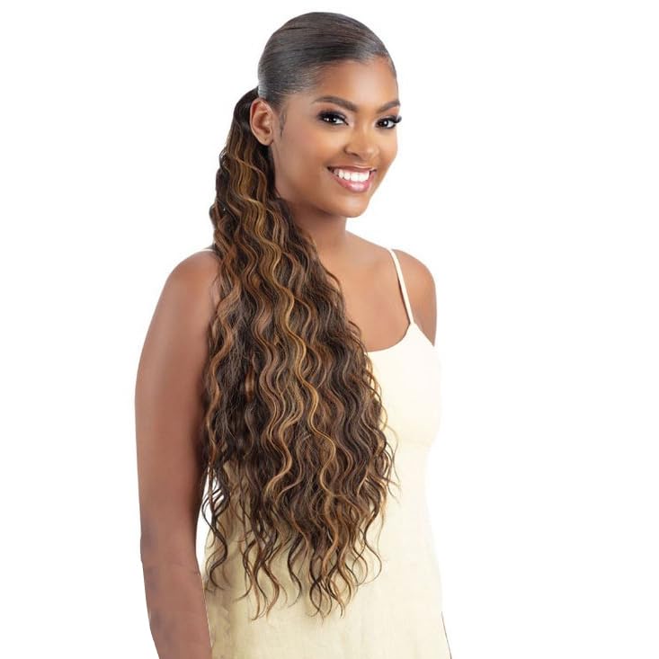 Shake N Go Organique Pony Pro Weave Ponytail - Breezy Wave 26" (Color:OP430)