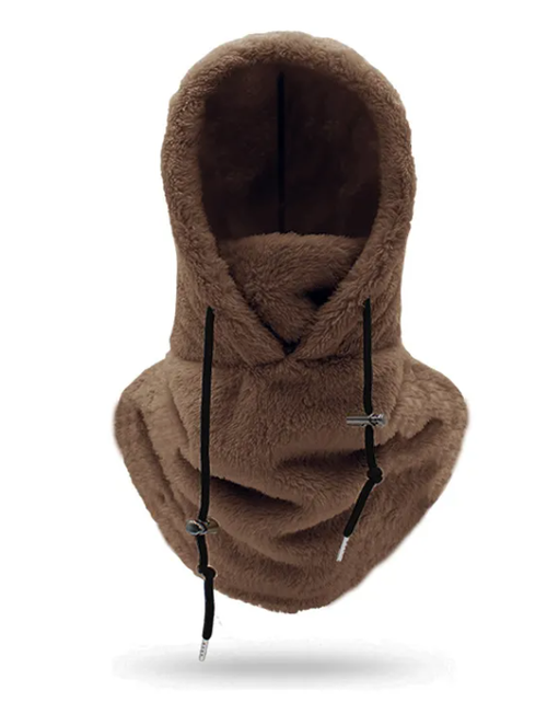 Cargar imagen en el visor de la galería, Gorro y bufanda cortavientos para exteriores de invierno
