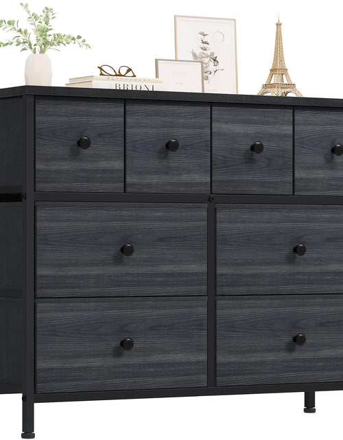 Cargar imagen en el visor de la galería, YITAHOME Dresser for Bedroom Wide Fabric Dresser with 8 Drawers Large Bedroom Dresser for Storage and Organization Drawer Chest for Closet Living Room Hallway Office
