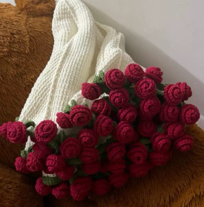 Crocheted Flower Blanket