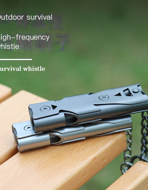 Load image into Gallery viewer, Emergency Whistle with Keychain
