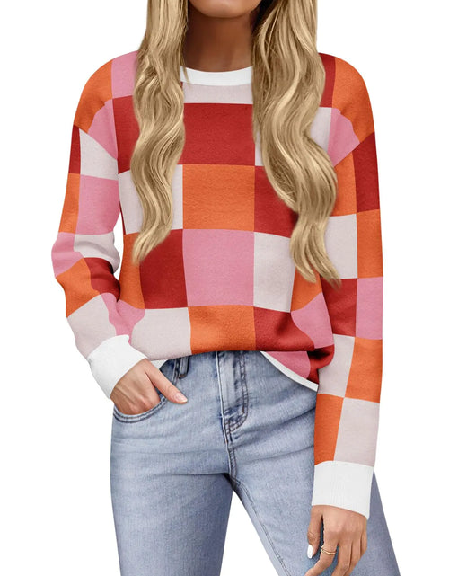 Load image into Gallery viewer, Yousify Womens Sweater Winter Clothes for Women Cashmere Sweaters Trendy Outfits for Women 2024 Red XL
