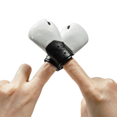 Gants de Boxe AQKILO Mini Marionnettes à Doigts Éliminez Votre Stress ! Articles Étranges Cadeaux Aléatoires pour Échange de Cadeaux 2 Pièces (Blanc)