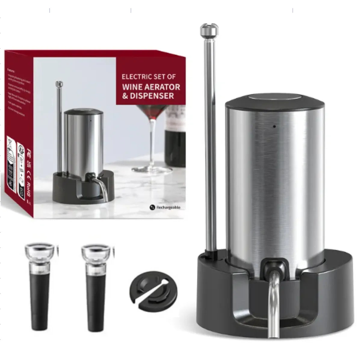 Aireador automático de vino