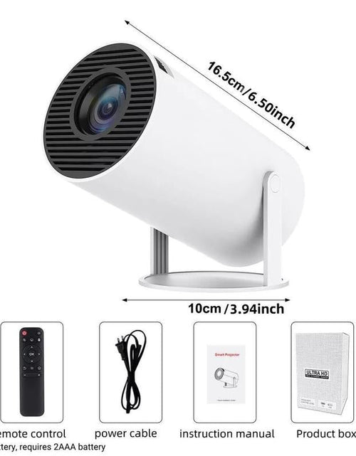 Charger l'image dans la visionneuse de galerie, Portable Projector, Projector with Remote Control, Android Wifi Bluetooth-Compatible Projector, Home Theater Projector for Outdoor, Office, Bedroom
