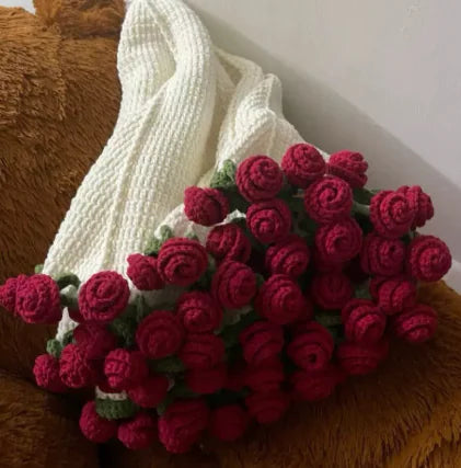 Load image into Gallery viewer, Crocheted Flower Blanket
