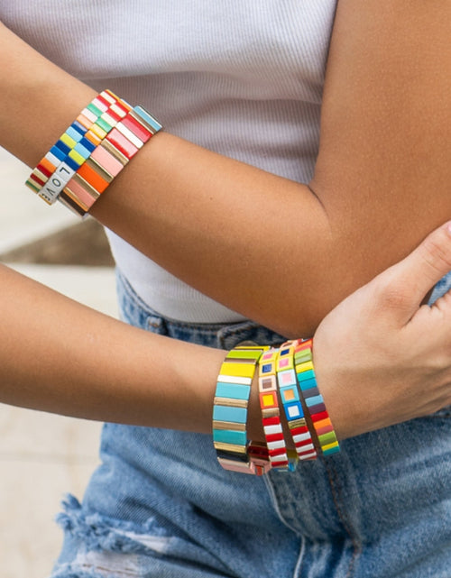 Load image into Gallery viewer, Be Cool Tile Bracelet
