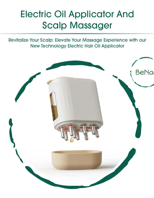 Cargar imagen en el visor de la galería, Electric Oil Applicator and Vibration Scalp Massager 2 in 1.
