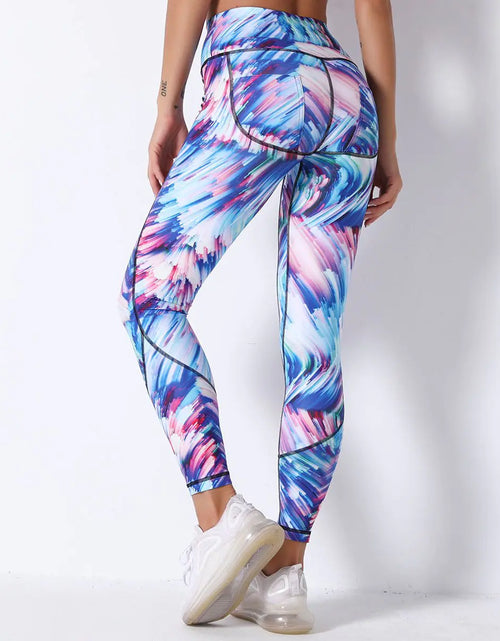 Load image into Gallery viewer, High Waist Stretch Fitness Running Pants
