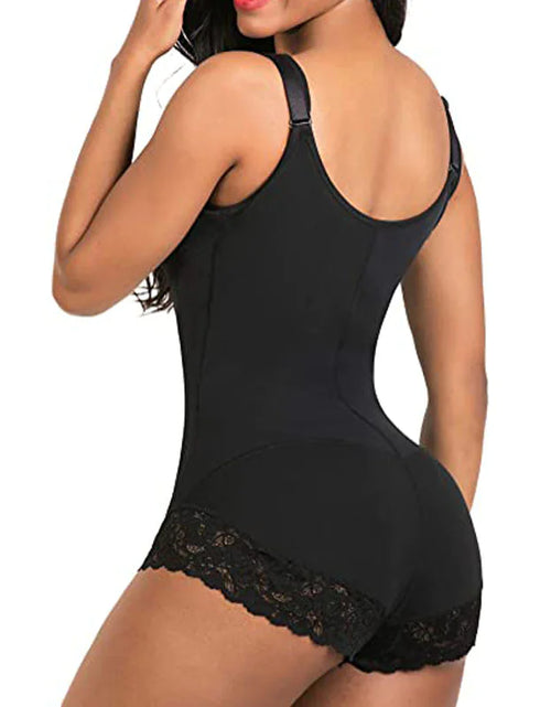 Load image into Gallery viewer, Seamless Hip Lifting Body Shaper Tights with Zipper – Full Body Shapewear
