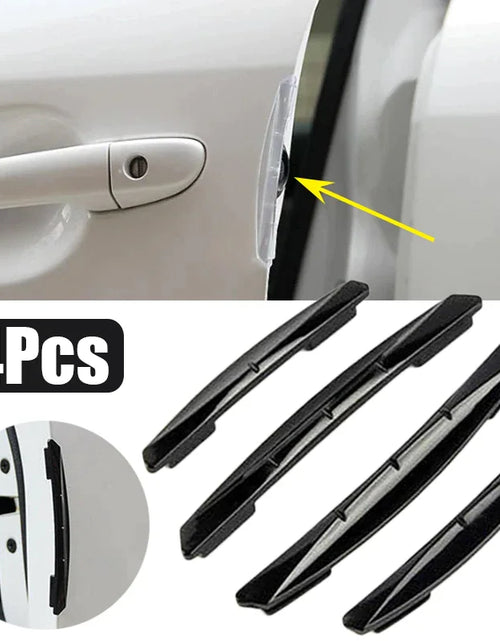 Cargar imagen en el visor de la galería, 4x Cubierta de Tira Protectora Anticolisión para Borde de Puerta de Coche Accesorios
