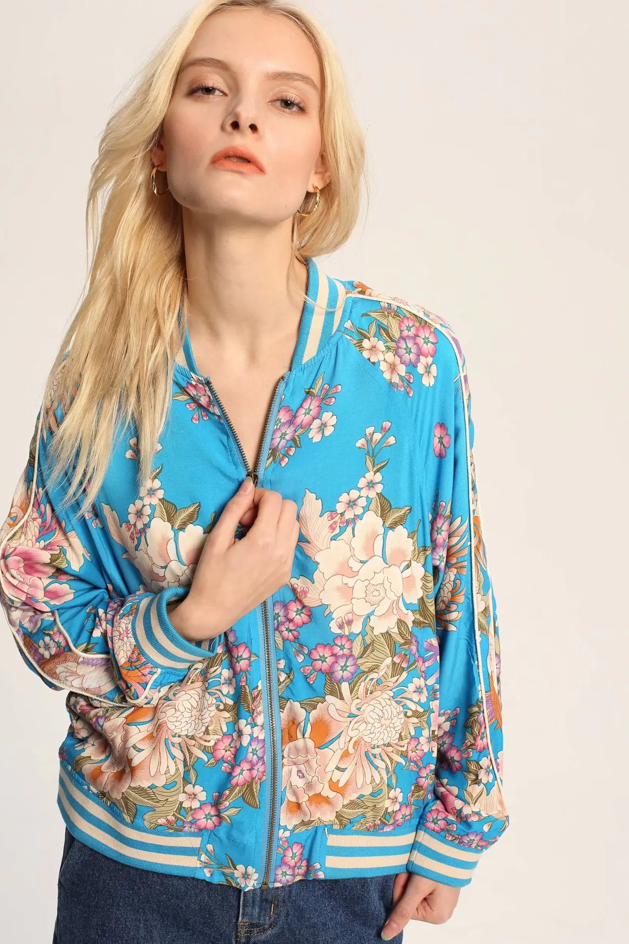 Printed Jacket Coat