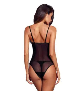 Cargar imagen en el visor de la galería, Body de lencería sin espalda de encaje para mujer

