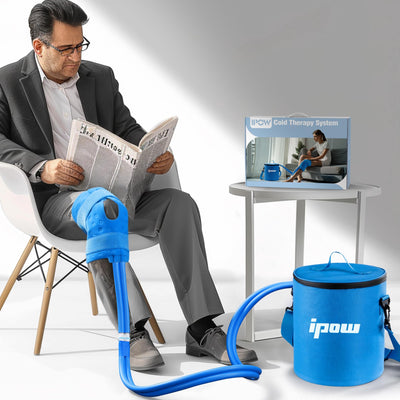 Cold Therapy Machine Ice Machine for Knee After Surgery Ice Therapy Machine for ACL Knee Surgery Recovery Knee Ice Machine Ideal for Sport Injuries Knee Pains Strain &Stiffness Sprain Swelling