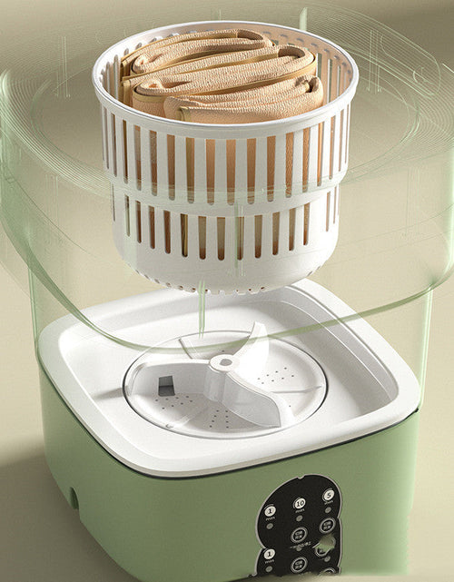 Charger l'image dans la visionneuse de galerie, Mini Foldable Washing Machine Portable Mini Socks Underwear Panties Washing Machine Big Capacity 3 Models With Spinning Dry Gadgets
