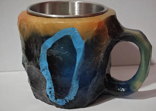 Load image into Gallery viewer, 400ml Resin Mineral Crystal Coffee Mugs
