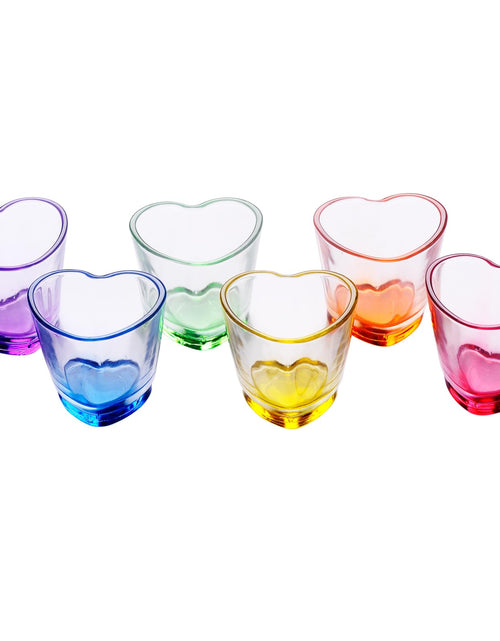 Load image into Gallery viewer, Jaepsing Shot Glasses 1.5oz Soju Shot Glasses Sets of 6/Rainbow Shot Glasses/Espresso Shot Glasses/Bulk Shot Glasses/Tequila Shot Glasses
