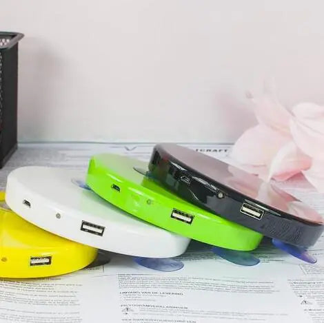 Load image into Gallery viewer, Solar-Powered Mobile Charger with Suction Cup Mount
