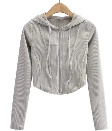 Load image into Gallery viewer, Hooded Cardigan Top Jacket
